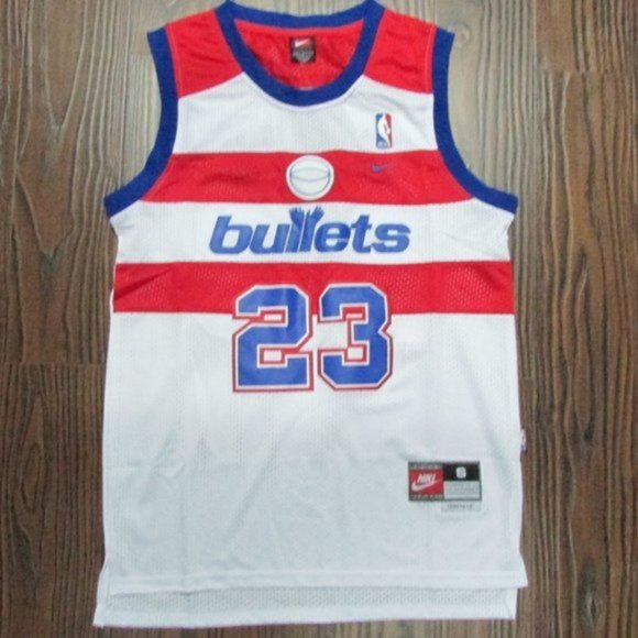 michael jordan bullets jersey